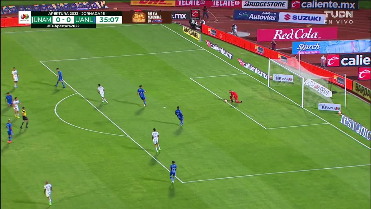 ¡TIRO ATAJADO! disparo por Gustavo Del Prete.