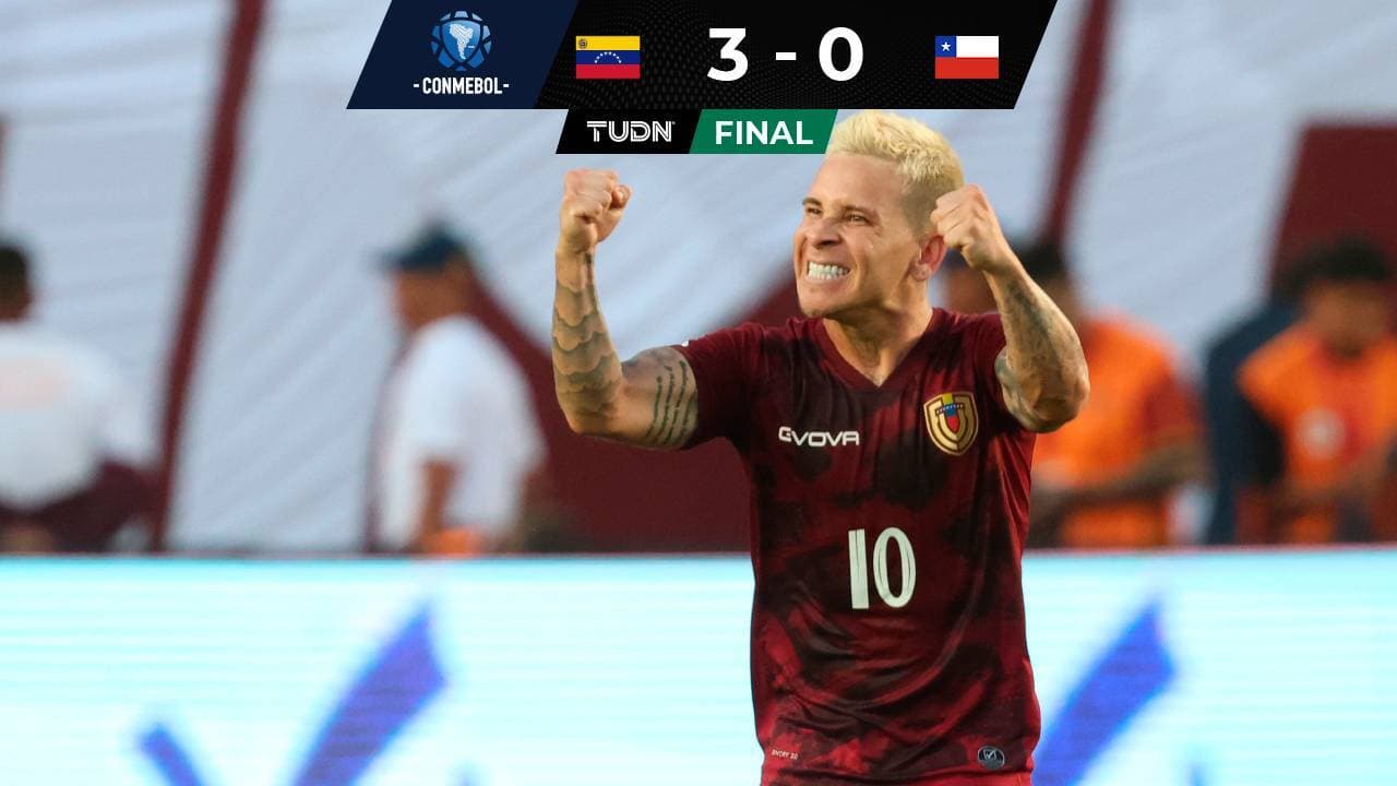 Venezuela sorprende con goleada a Chile rumbo al Mundial 2026