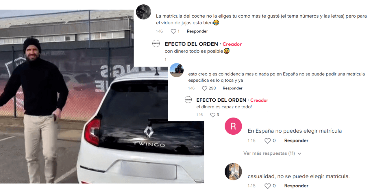 Fans debatieron la teoría de que las placas del Twingo de Piqué tenían un mensaje oculto para Shakira