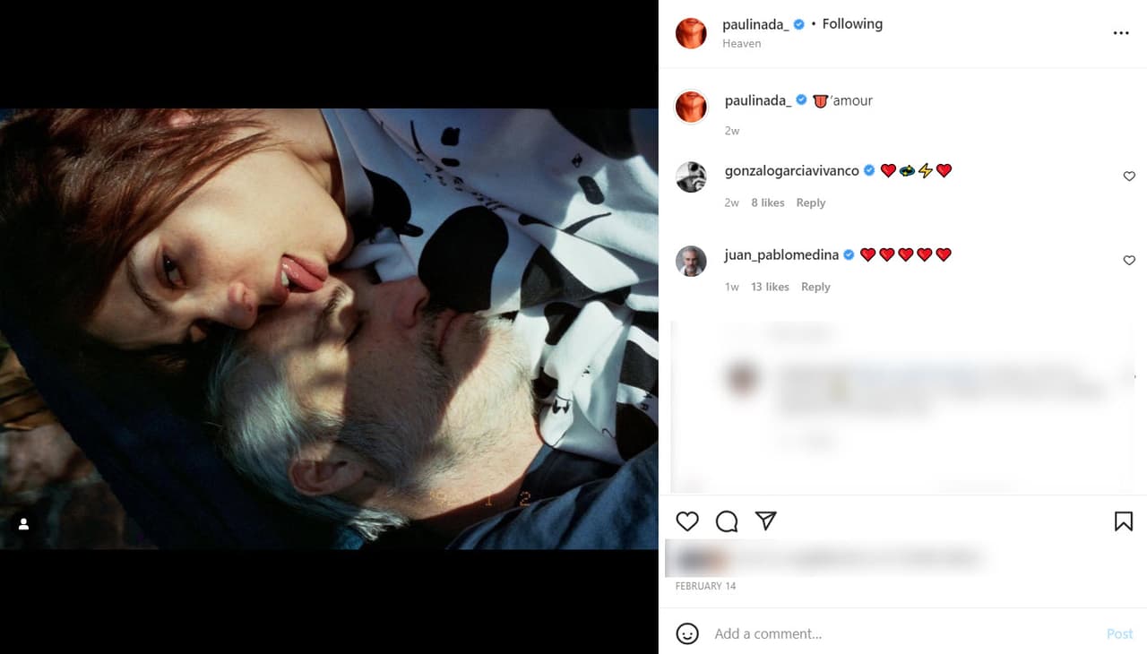 Dos días después, fue su novia quien compartió una fotografía donde aparecen juntos para celebrar San Valentín: "Amor", se lee en francés.
<br>
