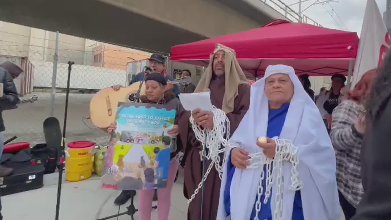 Llevan posada a migrantes indocumentados detenidos en una cárcel en Los Ángeles: “Por el futuro de nuestros hijos”