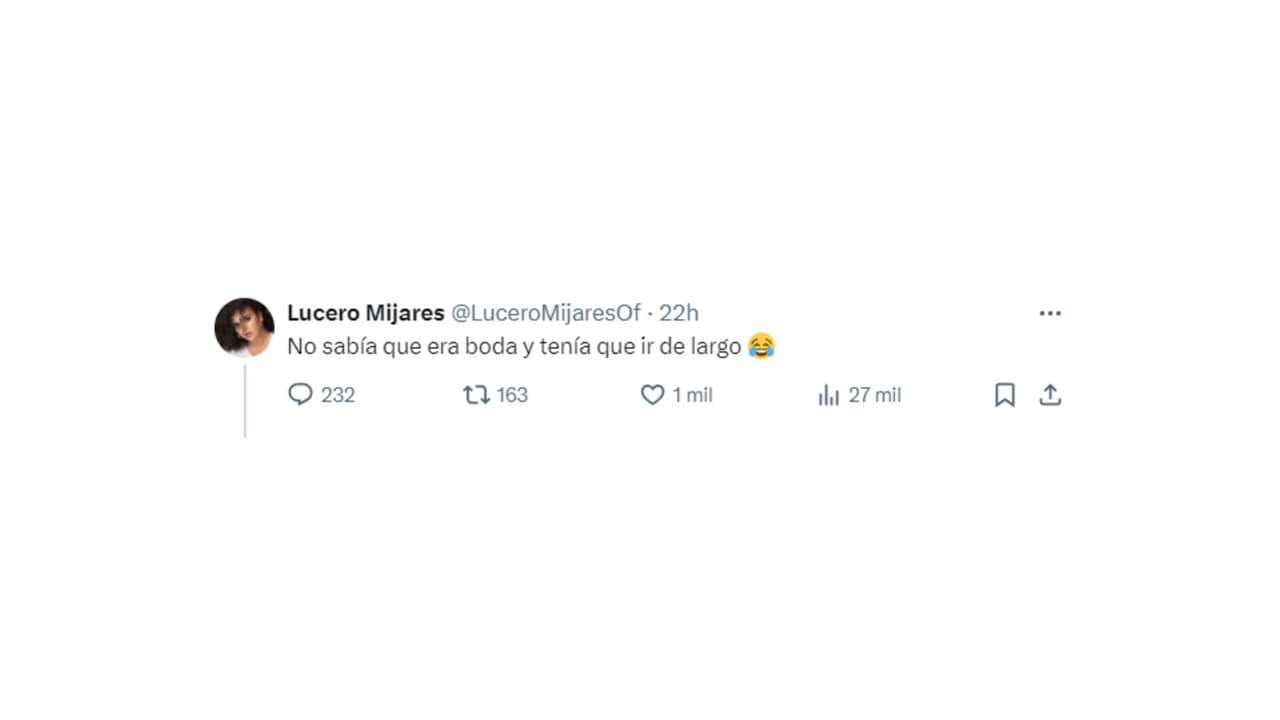 Así respondió Lucerito Mijares.