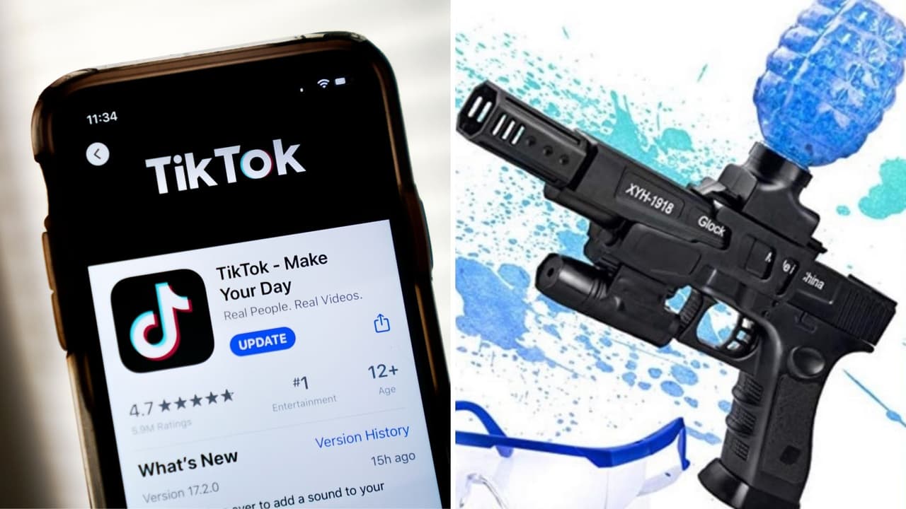 Alertan por reto de TikTok en donde disparan con pistolas de gel que pueden causar lesiones graves