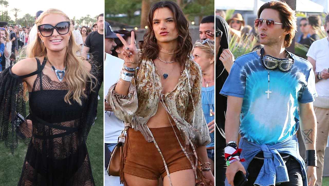 Bailando, cantando y presumiendo sus más atrevidos looks. Mira a las celebs gozando del festival de música de California.