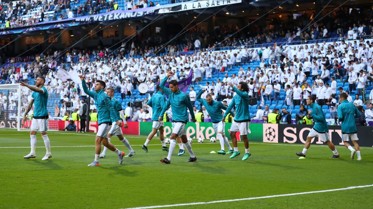 La cancha del estadio Santiago Bernabéu fue un mar de ansiedad que se vio en el rostro de los jugadores y sus expresiones previo al Real Madrid-Bayern Munich por la vuelta de semifinal de Champions.