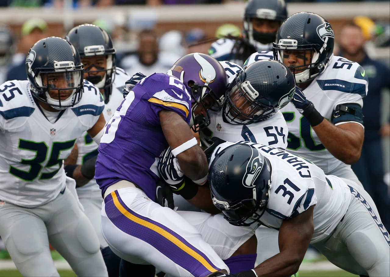 Seahawks 38-7 Vikings: Duro golpe de Seattle a Minnesota