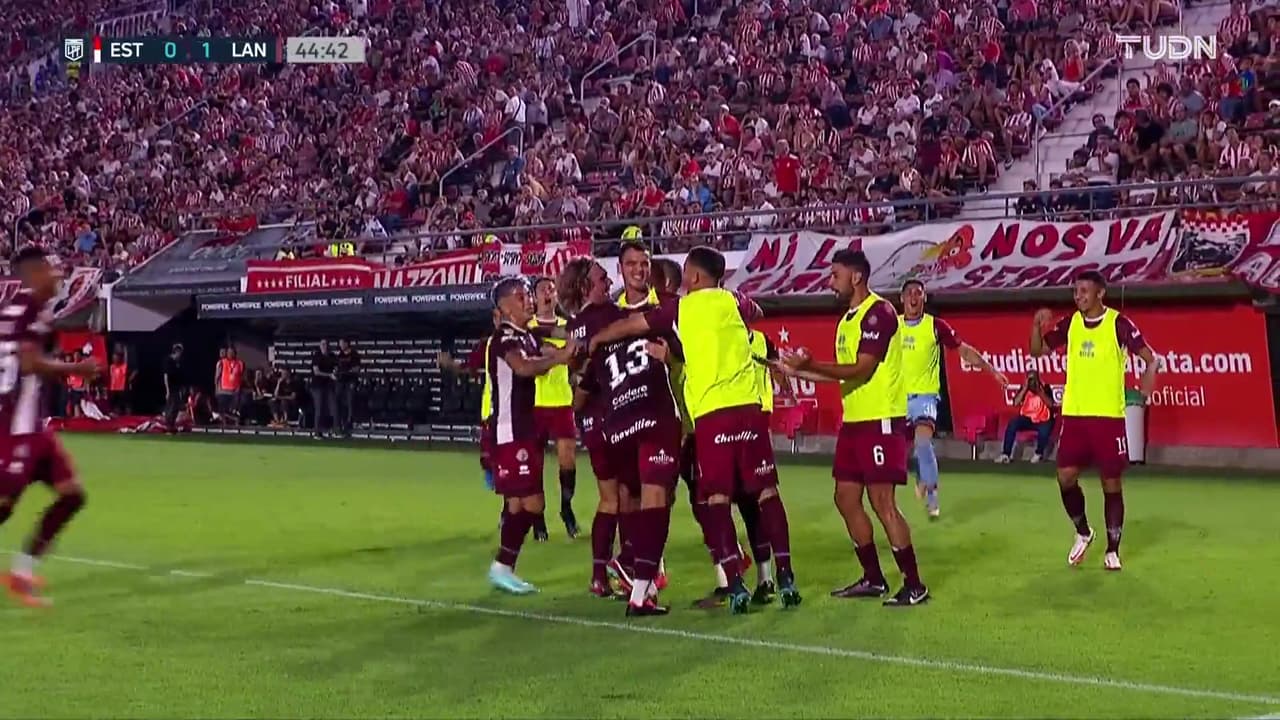 ¡Golazo! Canale saca un trallazo de derecha y Lanús lo gana 0-1