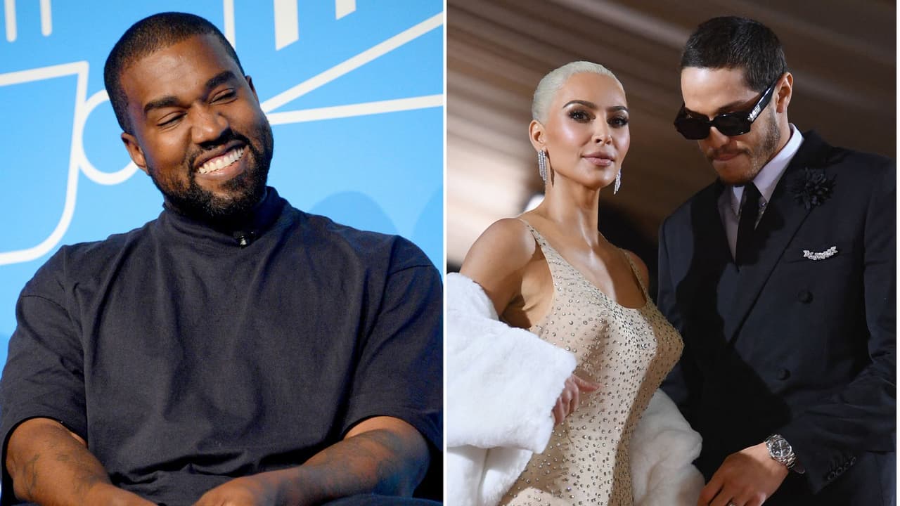 Kanye West se mofa de la ruptura de su ex Kim Kardashian: Pete Davidson termina en terapia