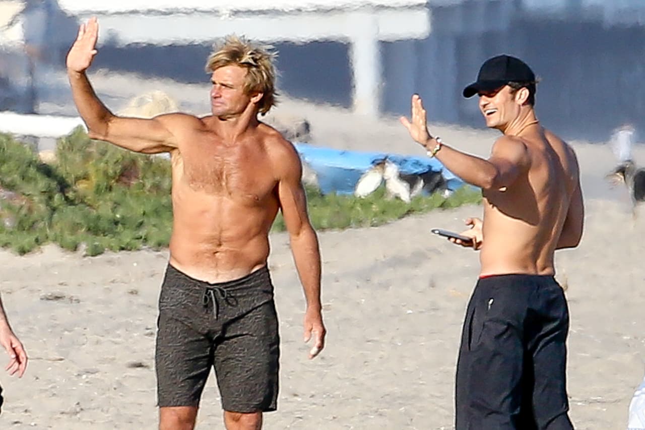 Orlando estuvo jugando con unos amigos.