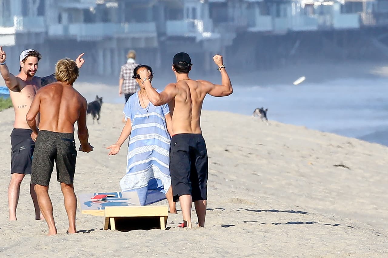 Un lindo día para el famoso en California.