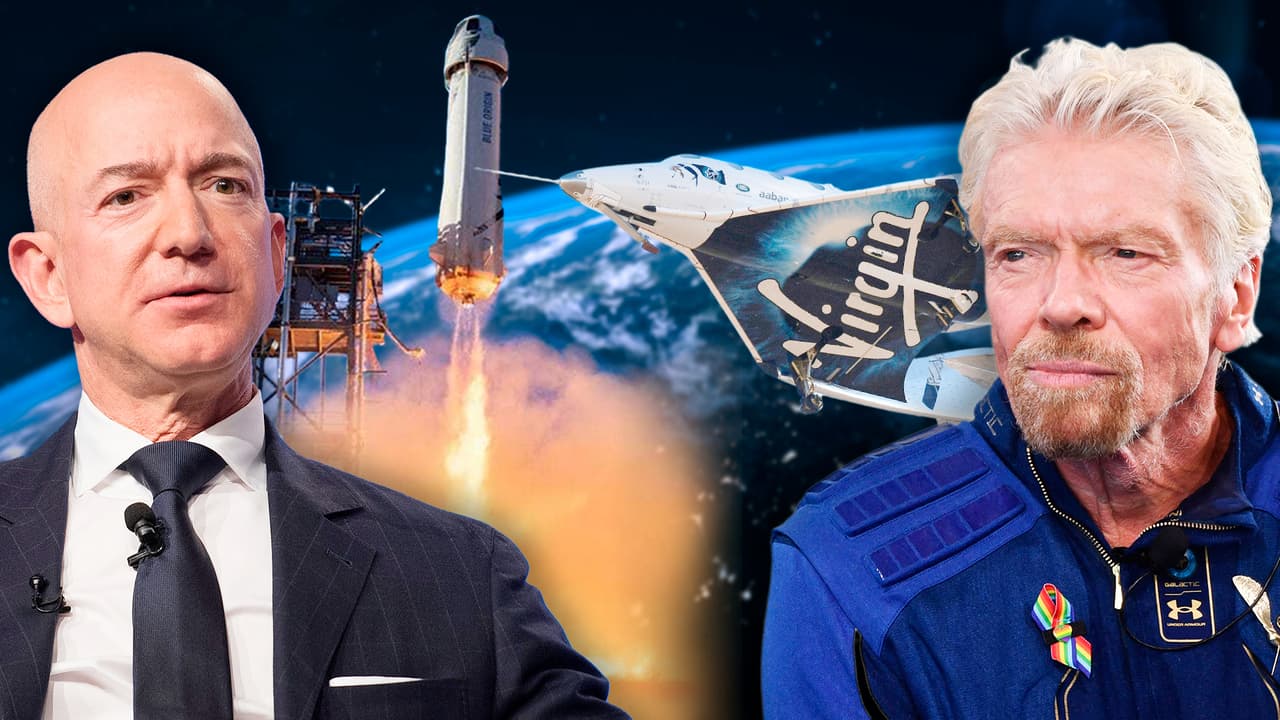 Tanto el New Shepard de 
<a href="https://www.univision.com/temas/jeff-bezos" target="_blank">Jeff Bezos</a> (Blue Origin) como el VSS Unity de 
<a href="https://www.univision.com/temas/richard-branson-virgin" target="_blank">Sir Richard Branson</a> (Virgin Galactic) han marcado el inicio de una nueva era de vuelos comerciales al espacio exterior. Y aunque en ambas naves los pasajeros han podido experimentar alrededor de cuatro minutos de ingravidez y una espectacular vista hacia la Tierra, estas difieren tanto en diseño como en la forma de operar.
<br>
<br>
<b>Contenido relacionado: </b>
<a href="https://www.univision.com/carros/carros-y-famosos/jeff-bezos-carros-conduce-hombre-mas-rico-mundo-amazon-fotos">Jeff Bezos: ¿qué carros conduce el hombre más rico del mundo?</a>