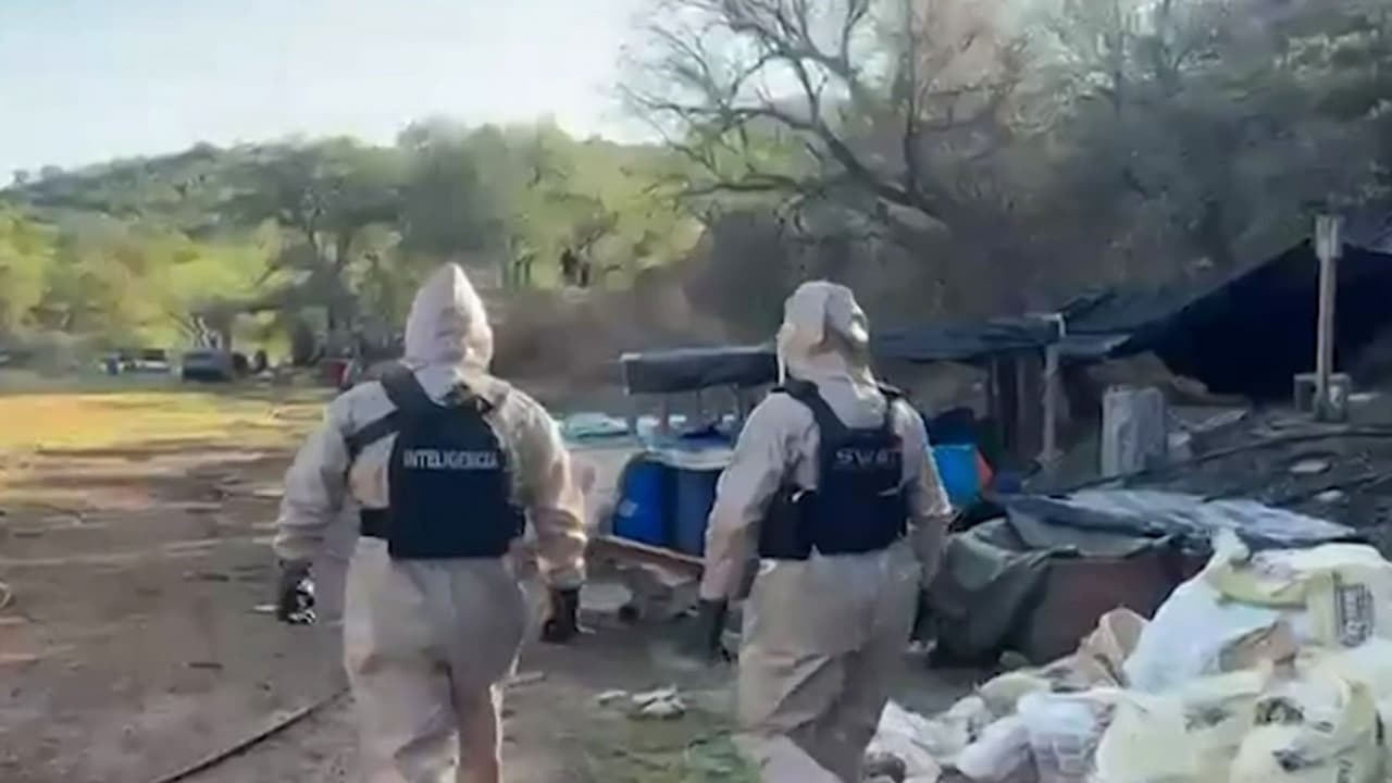 Desmantelan en México un laboratorio clandestino que podía producir 100 mil dosis de metanfetamina al día