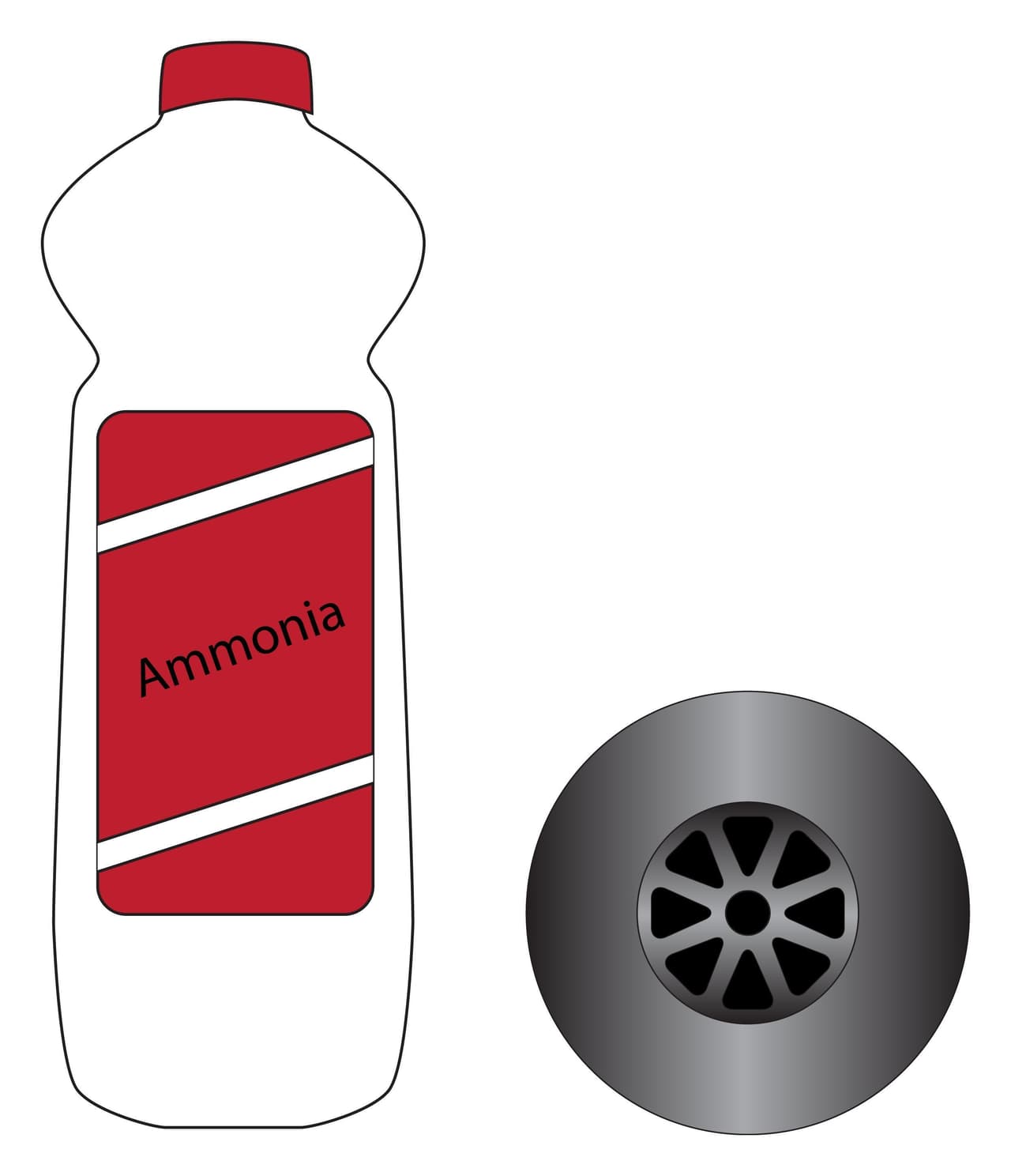 <b>El olor del amoniaco,</b> presente en algunos productos de limpieza, es muy fuerte para estos animales. Puedes comprar la sustancia sola y colocar un recipiente debajo de tu auto para evitar que se acerquen a él.