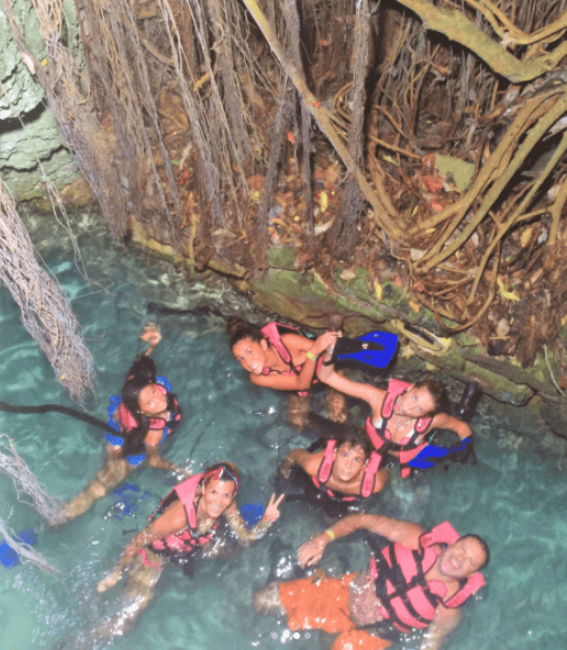 Junto a su esposa Crity Bernal y sus hijos Nicole, Alex, Hannah y Michelle, Alan tuvo unos días llenos de muchas aventuras.