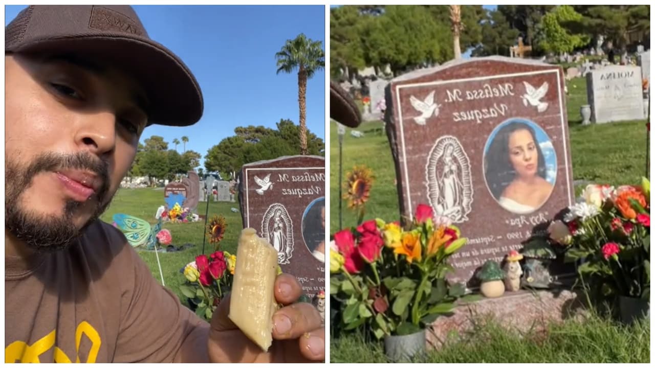 Hombre tiene "cita" con su esposa a 5 años de su muerte y te hará llorar: "Se siente una paz"