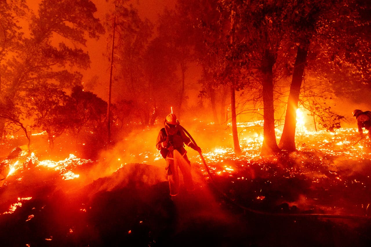 La región ha sufrido muchos incendios grandes en los últimos años, pero el supervisor forestal del parque nacional Sierra, Dean Gould, dijo el lunes por la noche que Creek Fire era probablemente el más agresivo y "único en su clase".
<br>