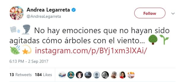 La conductora del programa 'Hoy' siempre muestra una actitud positiva en Twitter pero ni eso es suficiente para disipar las sospechas de que su relación con el integrante de Timbiriche no está en su mejor momento y de que en cualquier momento podrían terminar para siempre con su matrimonio de quince años.