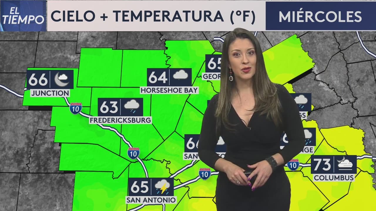 Tormentas ligeras pegan a San Antonio durante la mañana de este miércoles