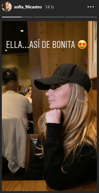 <b>“Ella, así de bonita”</b>, comentó en una de sus ‘stories’ en la que aparece la ex primera dama de México de perfil, con su rubia cabellera y una gorra negra.