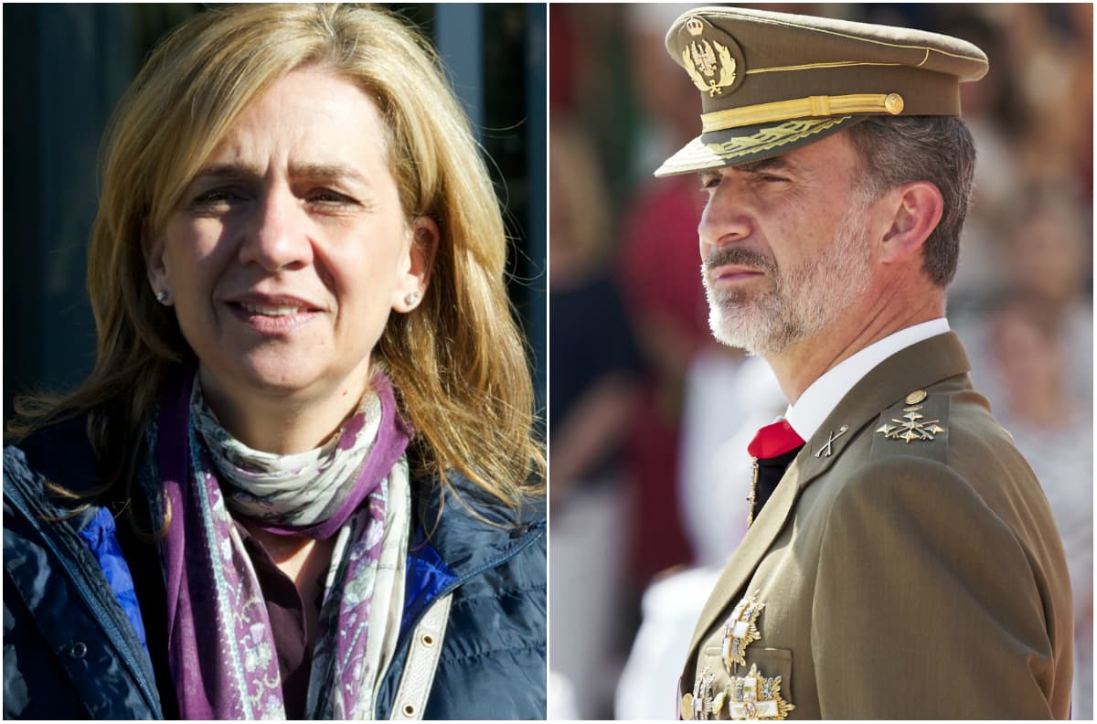 En 2015 el rey de España, Felipe de Borbón, quitó el título de duquesa de la Palma a su hermana, la infanta Cristina, luego de que fuera imputada por delitos de corrupción.