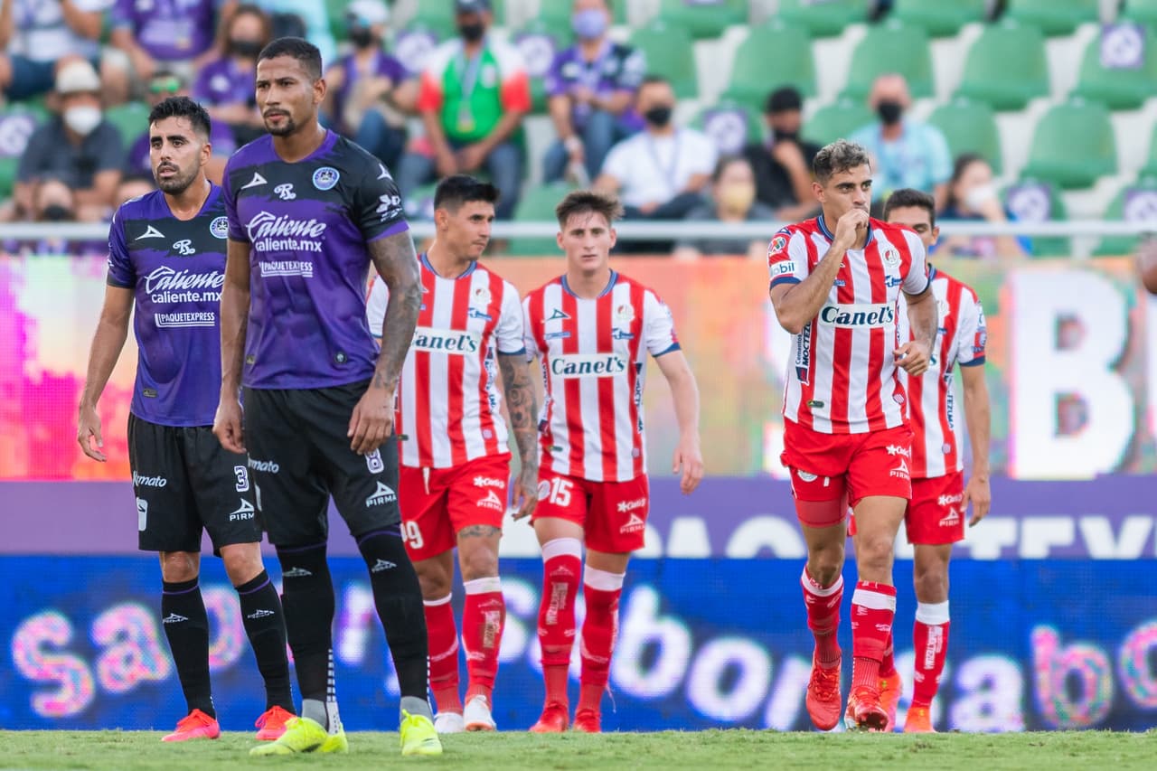 Mazatlán logró tomar la ventaja al minuto 89, pero el Atlético San Luis no dejó de atacar y empataron el encuentro 2-2 en el 90+6.