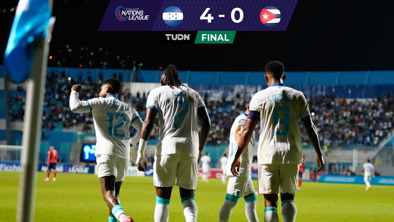 Concacaf Nations League: Honduras apunta a México tras golear a Cuba 
