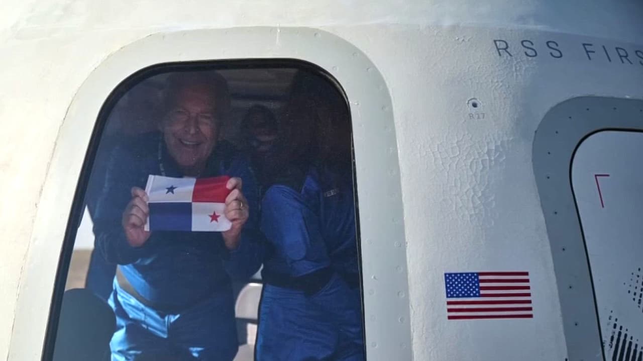 Jaime Alemán hace historia como el primer panameño en viajar al espacio con Blue Origin: Entrevista