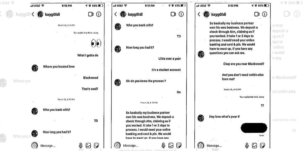 Massa y su grupo depositarían los giros postales fraudulentos en las cuentas y retirarían el efectivo antes de que los giros postales se pudieran marcar o retirar.