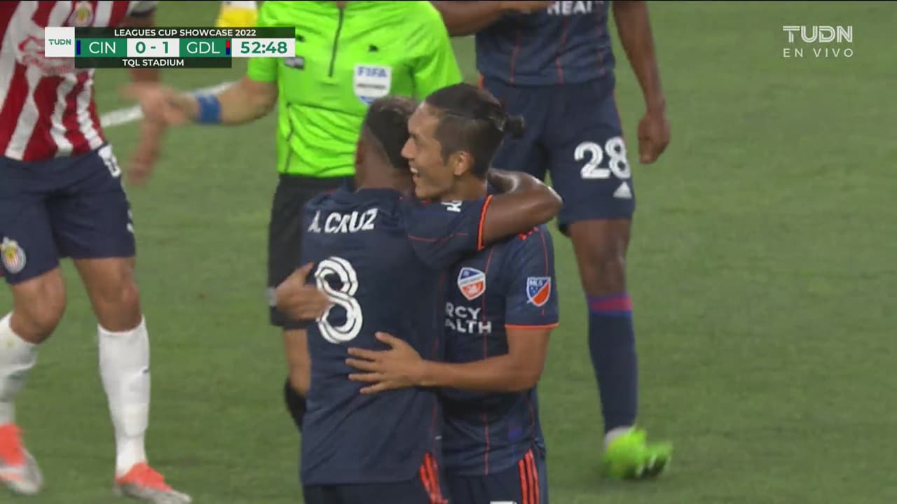 ¡Gol de Cincinnati! Kubo mete el derechazo y pone el 1-1