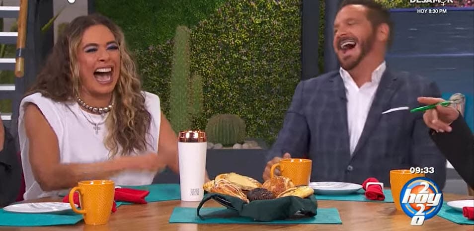 "Ella dice ‘sentrəl ˈpɑ-rk’ y
<b>nos reíamos de eso</b>: de que ya tiene tres semanas y de que qué padre que se le pegue tan rápido (el acento)", finalizó la conductora sobre la polémica.
<br>