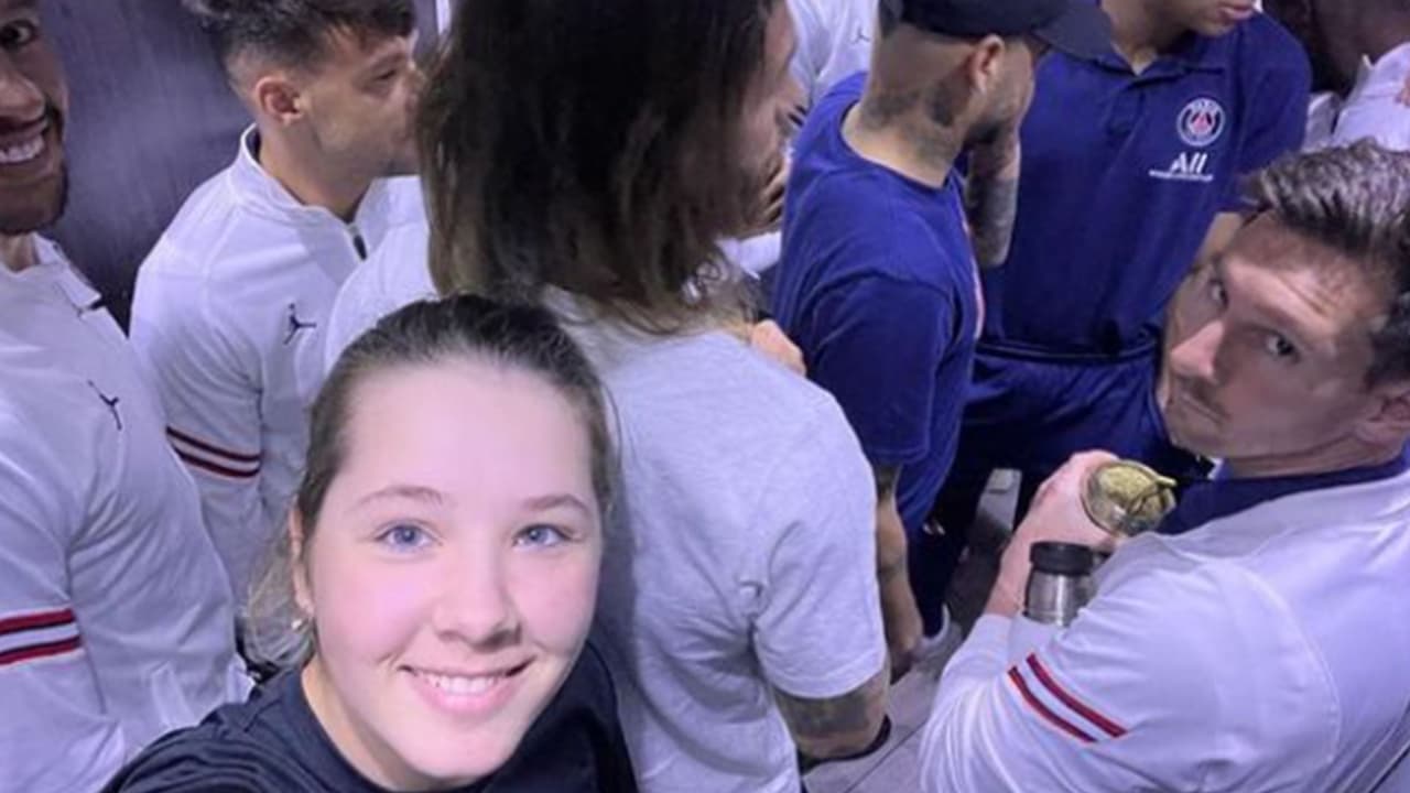 Marta Silchenko logró la selfie que todo aficionado al futbol quiere