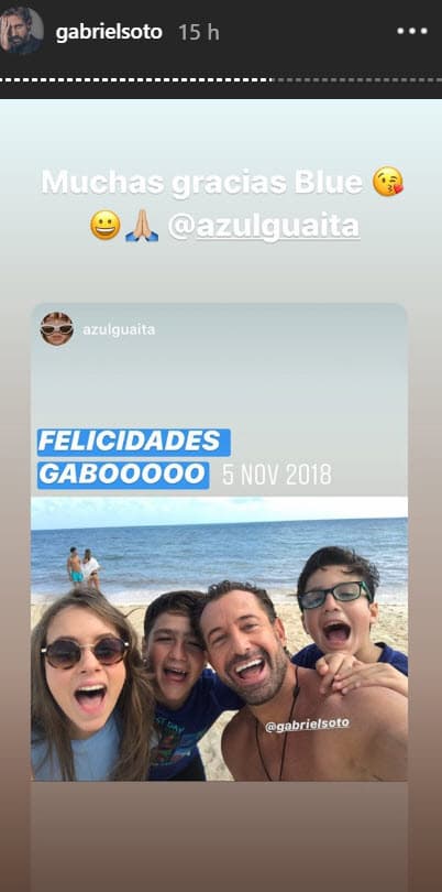 Su sobrina ficticia 
<b>Azul</b>, con la que trabajó en la telenovela 'Soltero con hijas'.
<br>