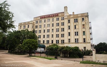 Hace solo una semana Rene Gómez tomó esta foto del hotel.