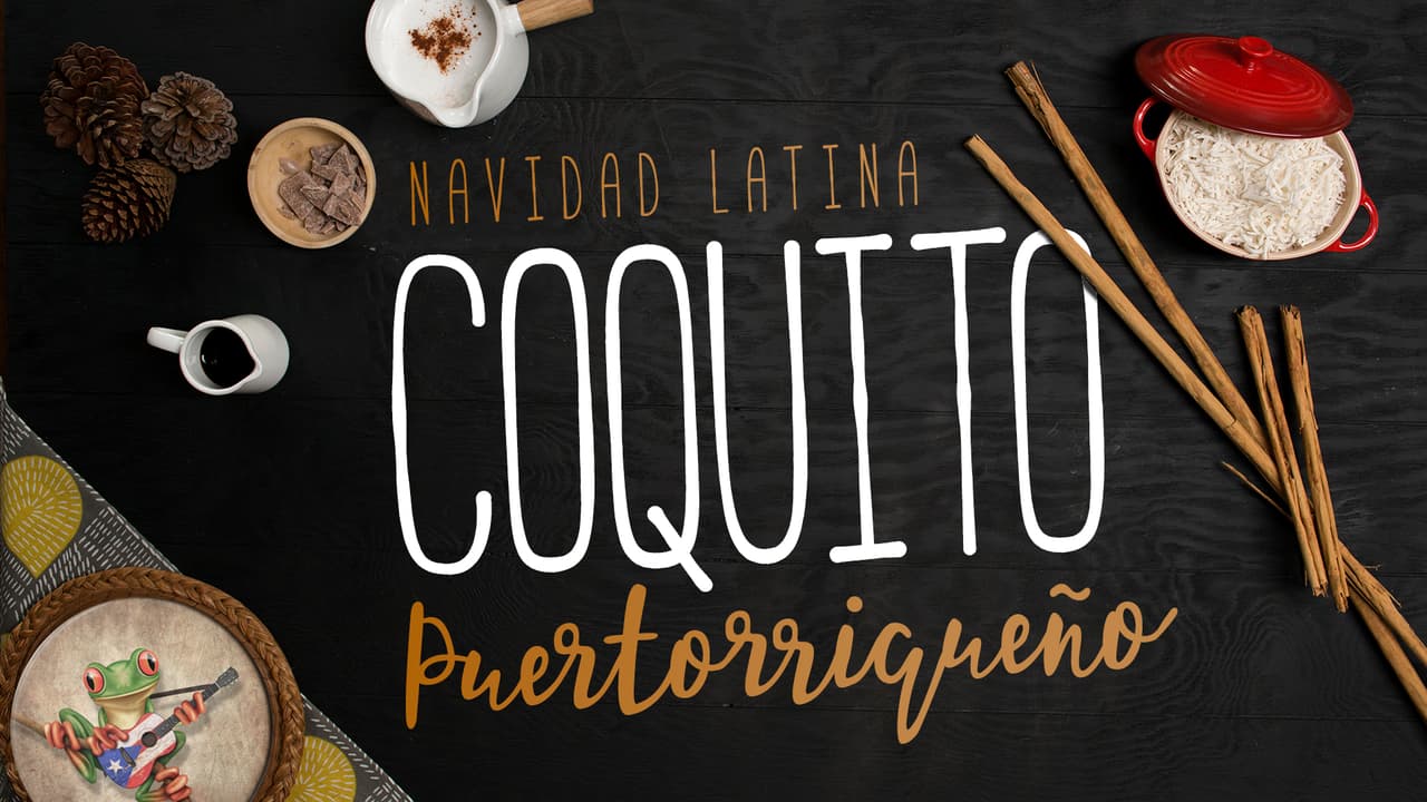 Coquito puertorriqueño #ComoEnCasa