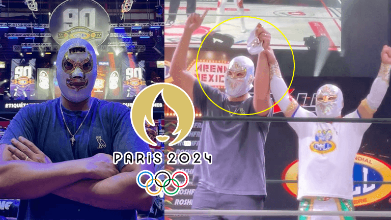 Atleta mexicano cambia París 2024 por las luchas y Místico lo recibe