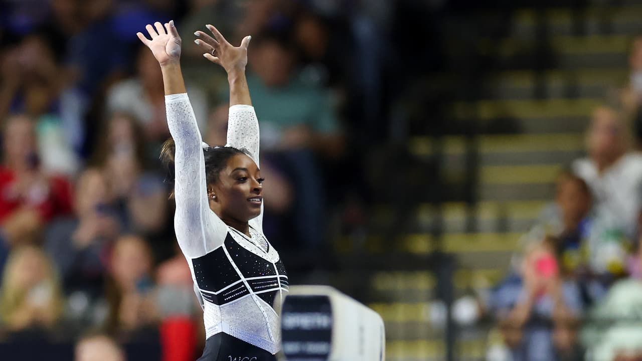 Simone Biles gana el US Classic de Chicago tras dos años de ausencia 