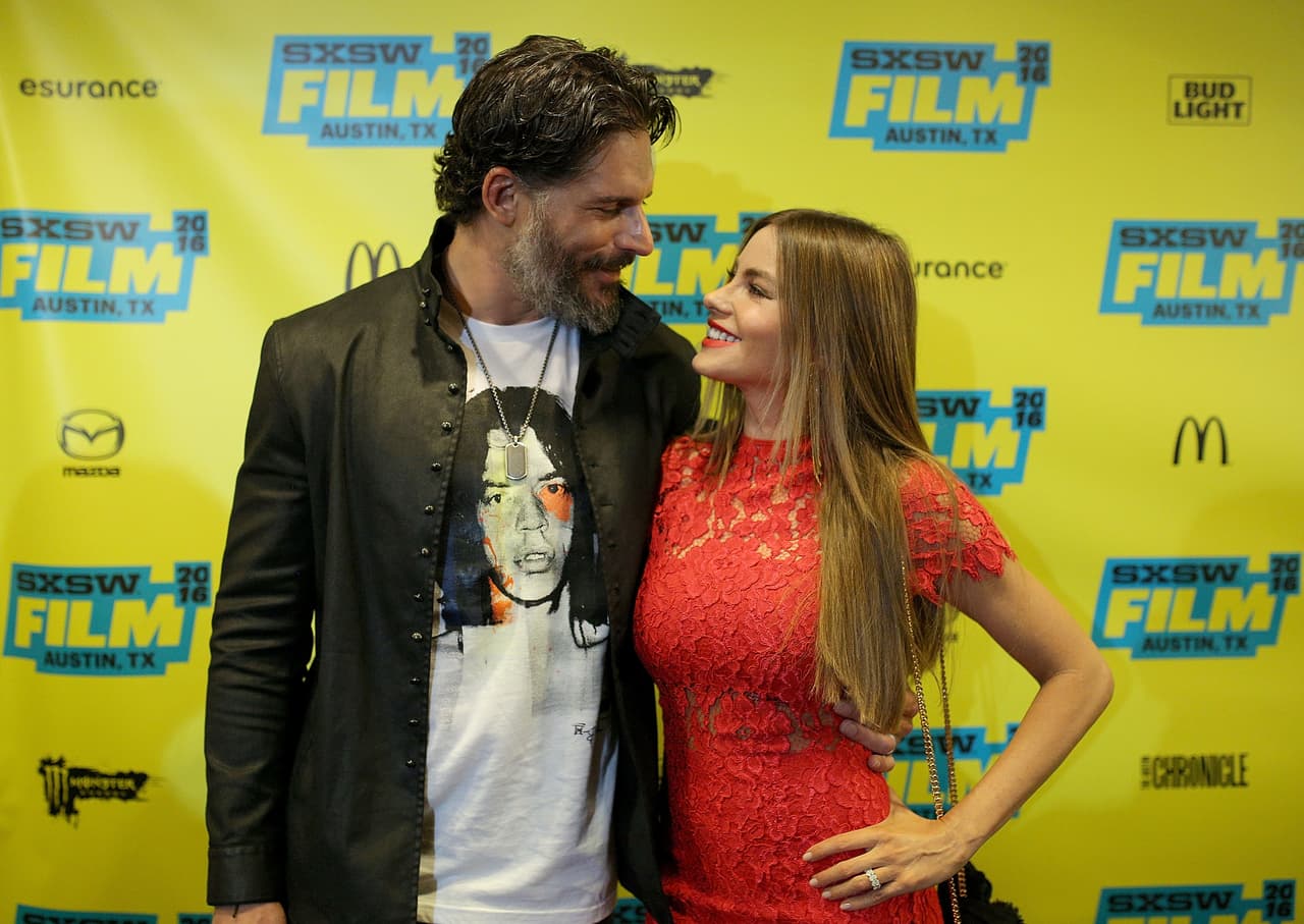 AUSTIN, TX - MARCH 17: Actors Joe Manganiello and Sofia Vergara attend the premiere of "Pee-wee's Big Holiday" during the 2016 SXSW Music, Film + Interactive Festival at Paramount Theatre on March 17, 2016 in Austin, Texas. (Photo by Mike Windle/Getty Images for SXSW)