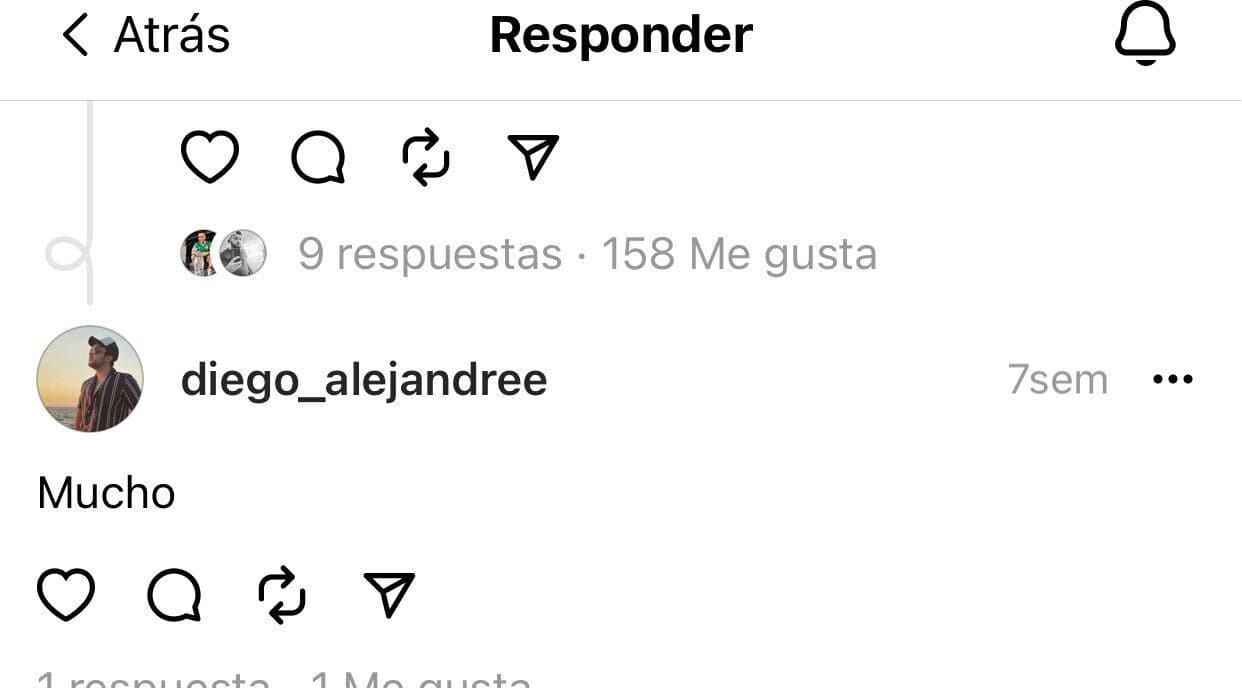 Diego Alejandre, su ahora novio, le contestó:
<b> "Mucho"</b>.
<br>