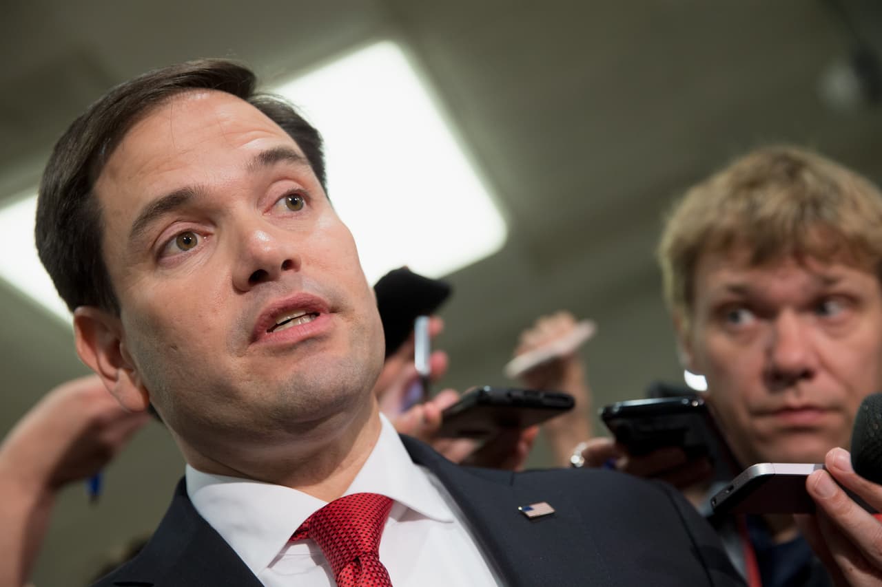 La criticada defensa de Marco Rubio a Donald Trump en la audiencia de Comey