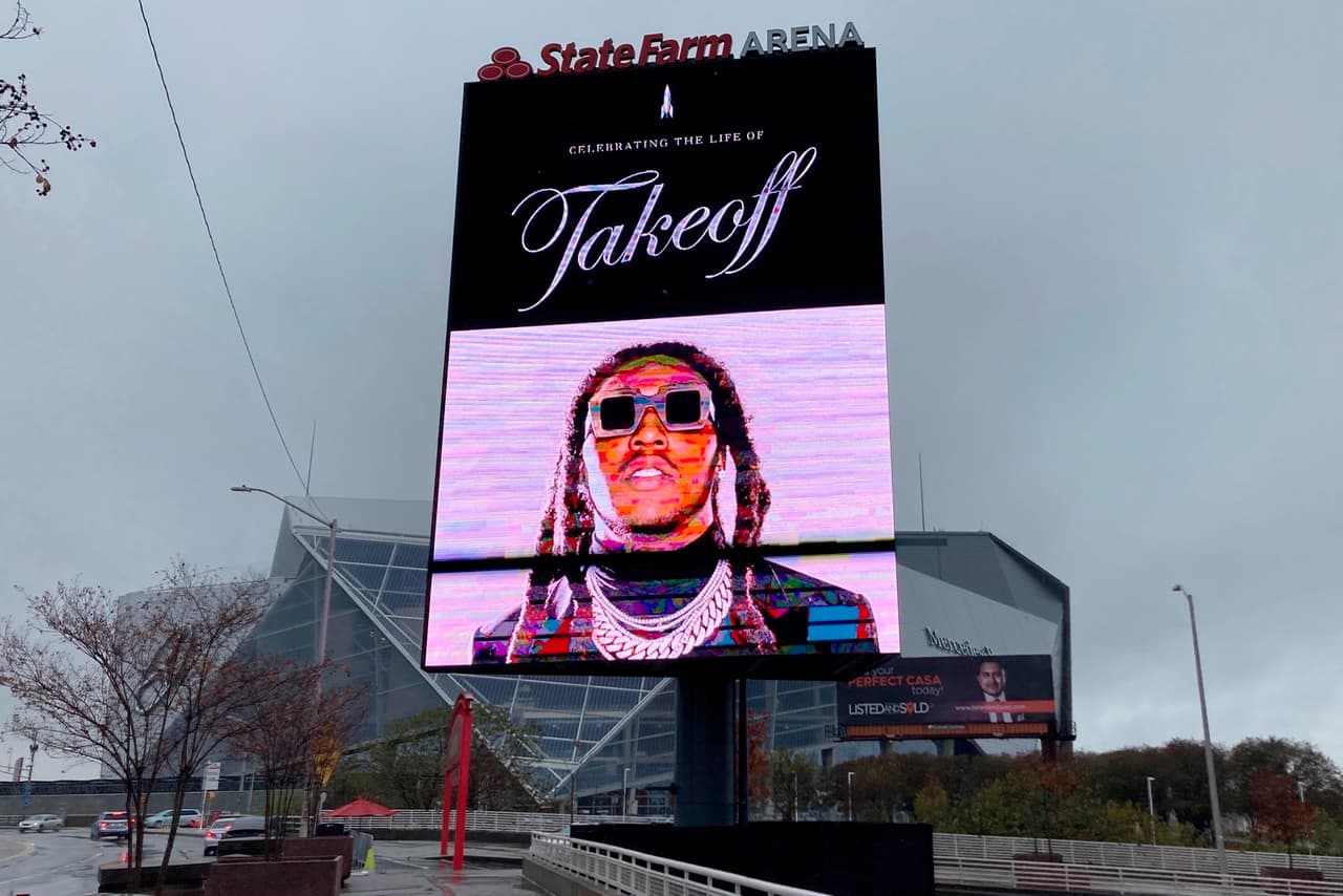 Con el State Farm Arena abarrotada: así se despiden los fans de Takeoff