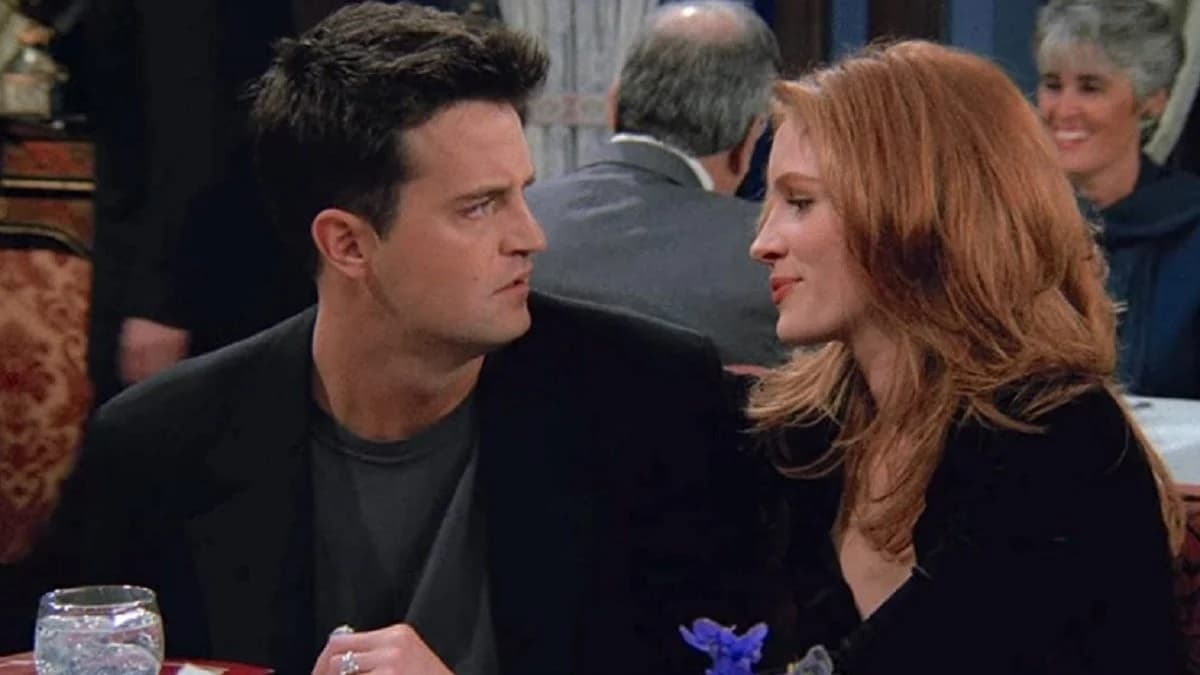 Matthew Perry y Julia Roberts en 'F.R.I.E.N.D.S'