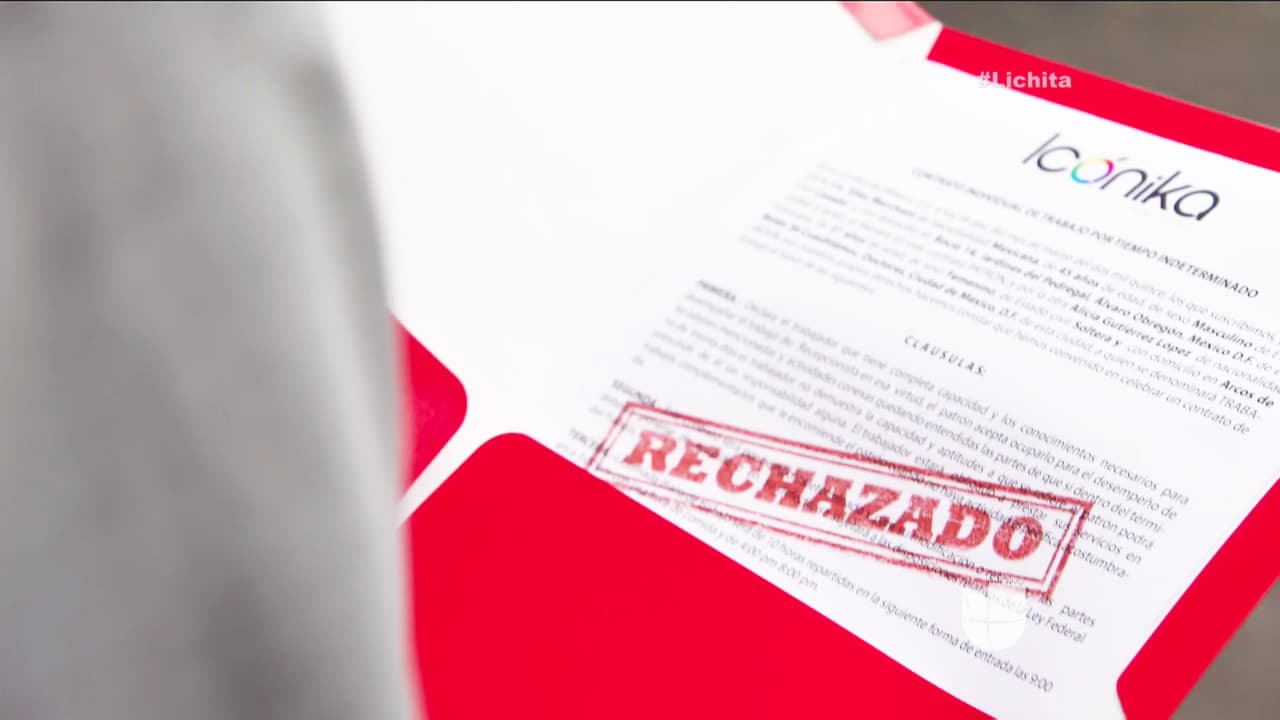 Sí, tu contrato fue rechazado.