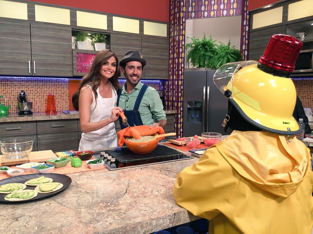 ¡Marisol González se metió hasta la cocina!
