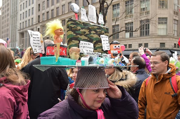 Una de las participantes se inspiró en el republicano Donald Trump.