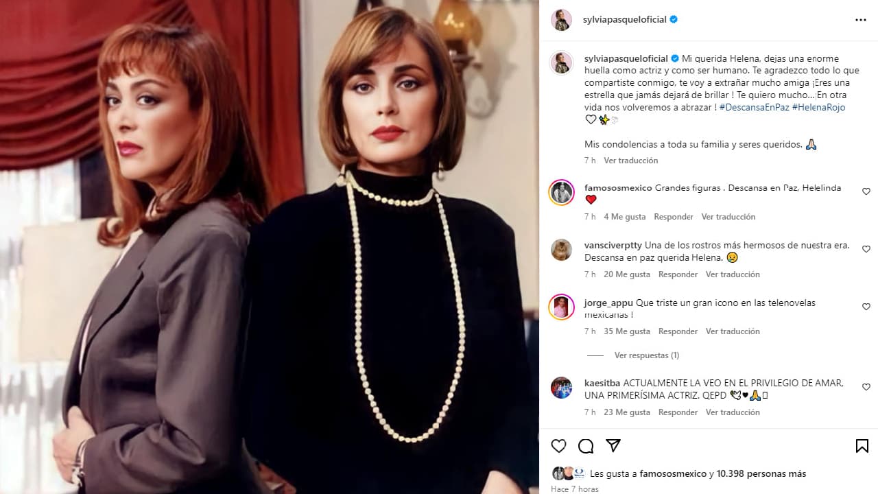 Sylvia Pasquel y Helena Rojo.