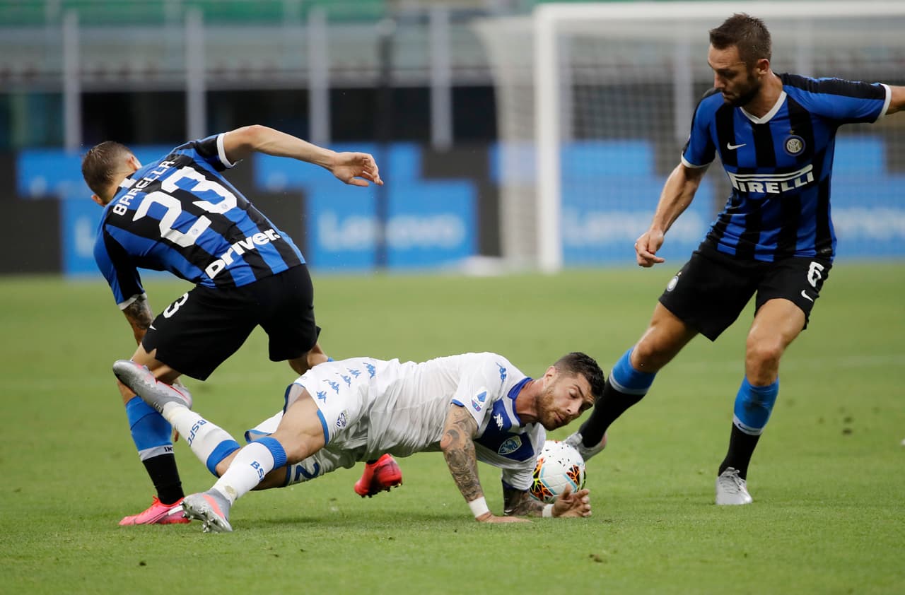 ¡Increíble, Inter golea 6-0 al Brescia y el Milán rescata el empate al 90+6!