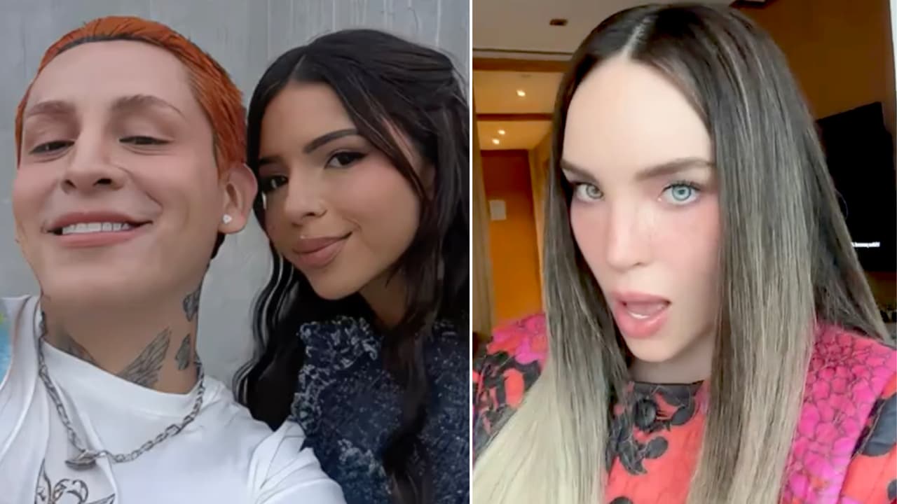 Amigo de Ángela Aguilar se atreve a hacer el ‘trend’ de Belinda y le llueven críticas: así responde