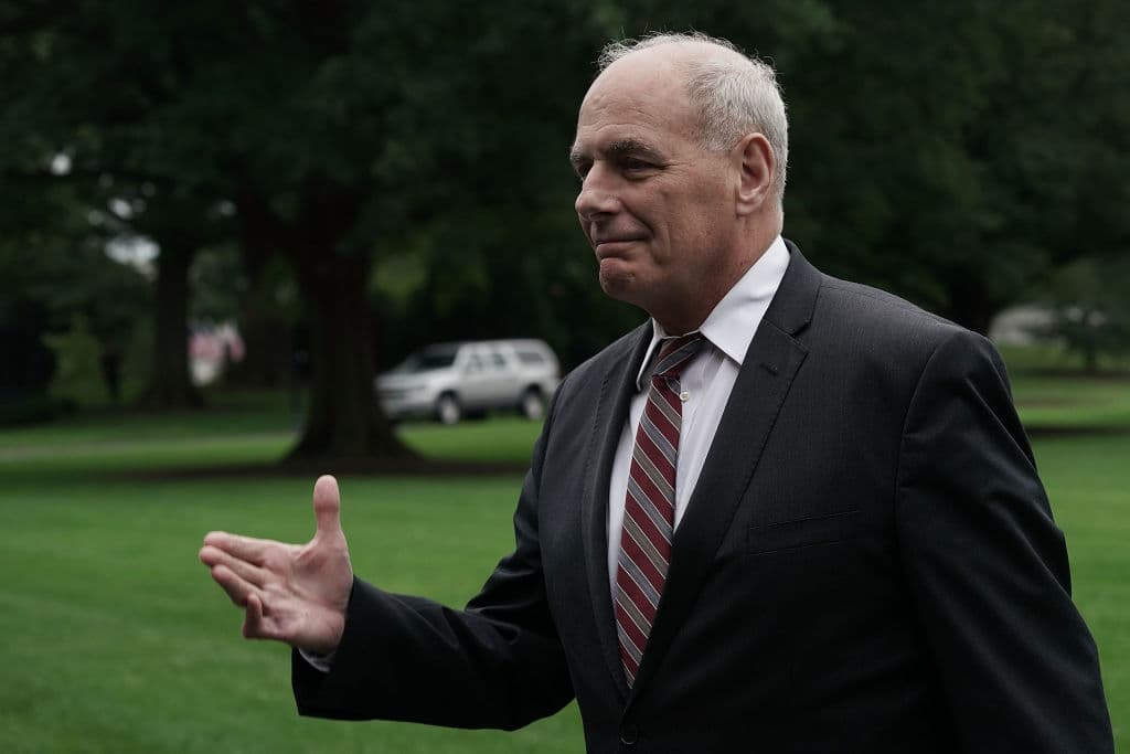 El jefe de gabinete de la Casa Blanca John Kelly dejará su cargo a finales de año