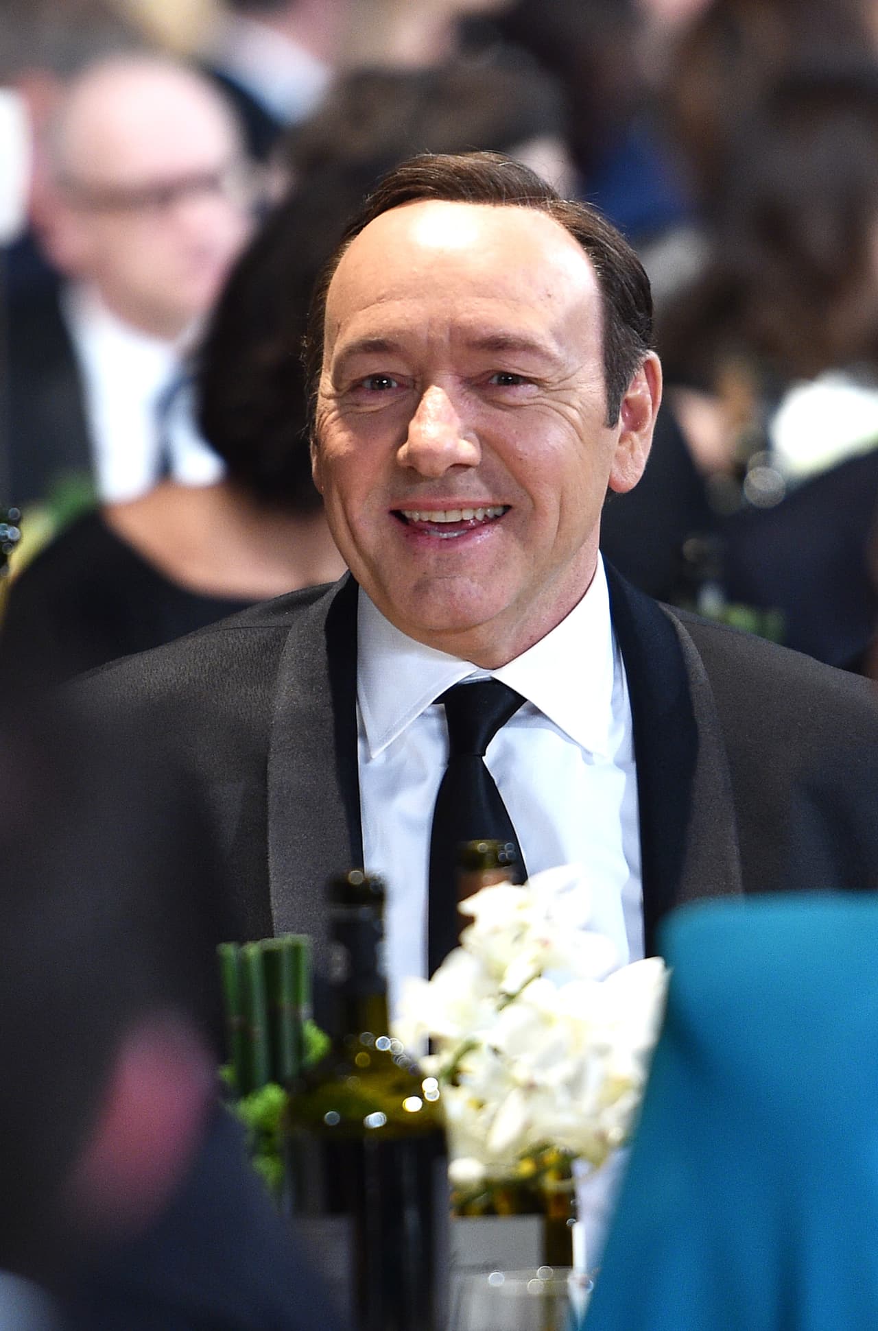 Kevin Spacey, entre brindis