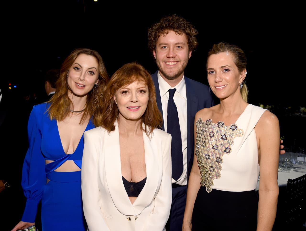 Susan Sarandon con su hija Eva Amurri y Kristen Wiig